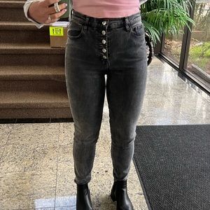 J Brand high waisted button fly skinny jeans size 29